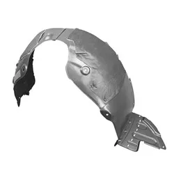 Hyundai Santa FE 2017-2018/Santa FE XL (canada) 2017-2018/Santa FE XL 2019 Fender Liner Front Driver Side Vacuum Moulded