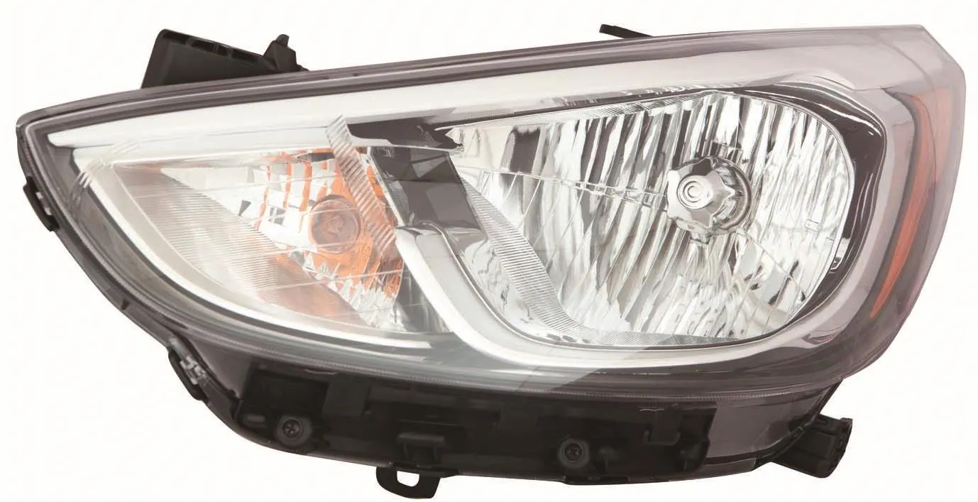 Hyundai Accent Hatchback/Accent Sedan Head Lamp Driver Side Halogen Without LED High Quality 2015-2017