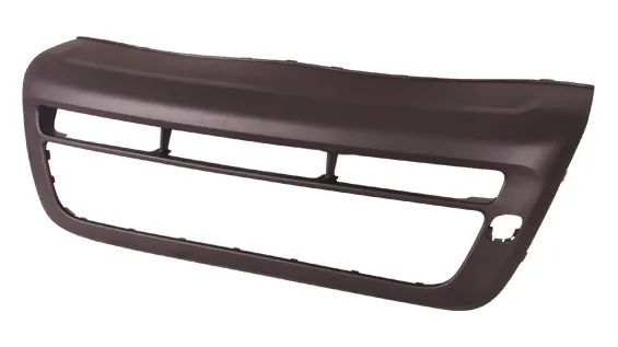Kia Soul Bumper Front Center Cover Matt-dary Gray Textured (moulding Surround) CAPA Certified 2012-2013