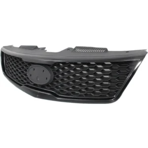 Kia Forte KOUP Grille Matt-black Partial Painted Silver Gray (koup) 2010-2013
