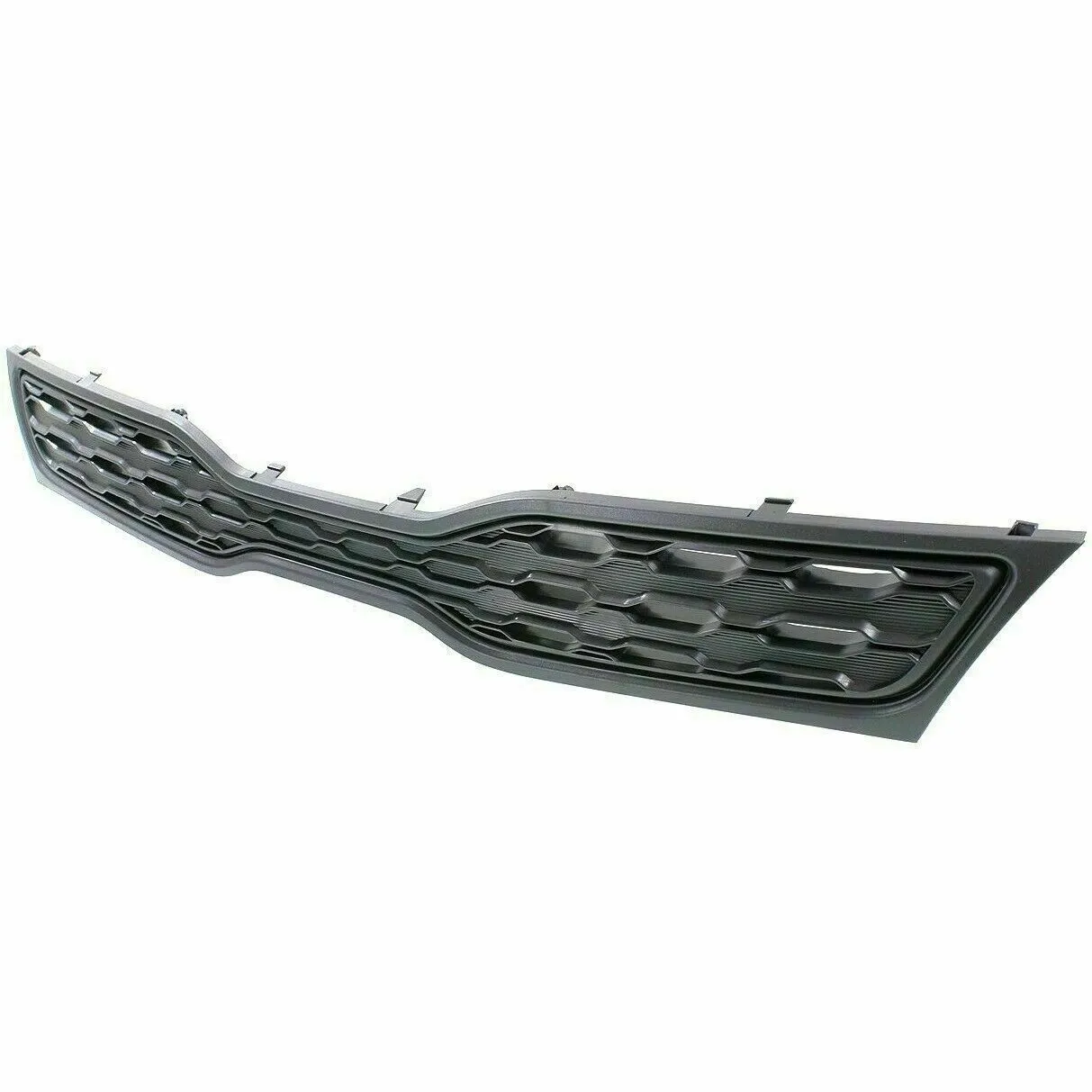 Kia Rio Hatchback Grille Upper Matte-black Without Fog Lamp TYPE 2012-2015