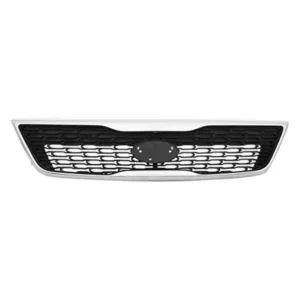 Kia Sorento Grille Painted Black With chrome Molding 2014-2015