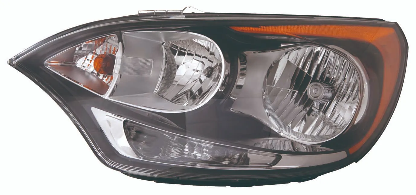 Kia Rio Hatchback Head Lamp Driver Side Non LED Without Auto High Quality 2012-2017