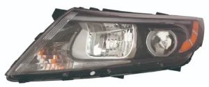 Kia Optima Head Lamp Driver Side Halogen Black Bezel Without LED USA Built EX/LX 2014-2015