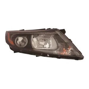 Kia Optima Head Lamp Passenger Side Halogen Black Bezel With LED USA Built High Quality 2014-2015