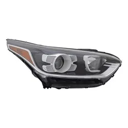 Kia Forte Head Lamp Passenger Side Halogen With LED Drl CAPA Certified 2019-2021