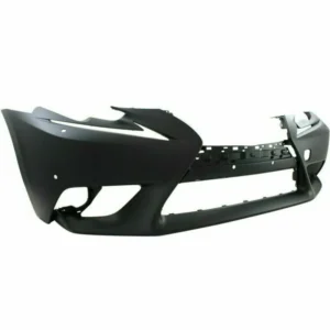 Lexus IS200T Bumper Front Primed With washer With Sensor Hole Without F Sport Package CAPA Certified 2016