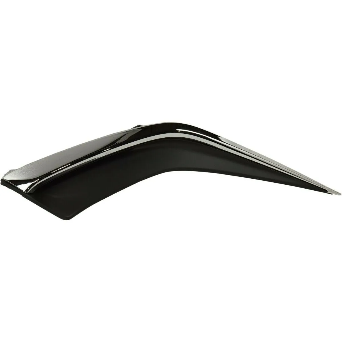 Lexus ES250 2021-2025/ES300H 2019-2025/ES350 2019-2025 Bumper Molding Front Passenger Side Black/chrome 2-PIECE Without F-sport