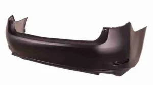Lexus ES350 Bumper Rear Primed Without Sensor Hole CAPA Certified 2013-2015