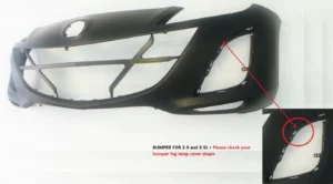 Mazda 3 Bumper Front 2.5/2.0L Primed With flush Edge LH/RH Insert CAPA Certified 2010-2011