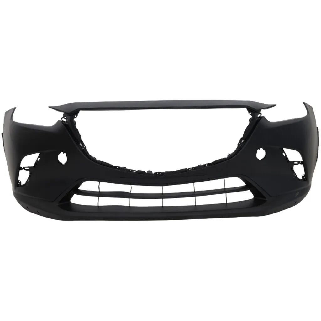 Mazda CX3 (canada) 2022/CX3 2019-2021 Bumper Front Primed Paint-to-Match Textured For Grand Touring/GT Models With chrome Molding