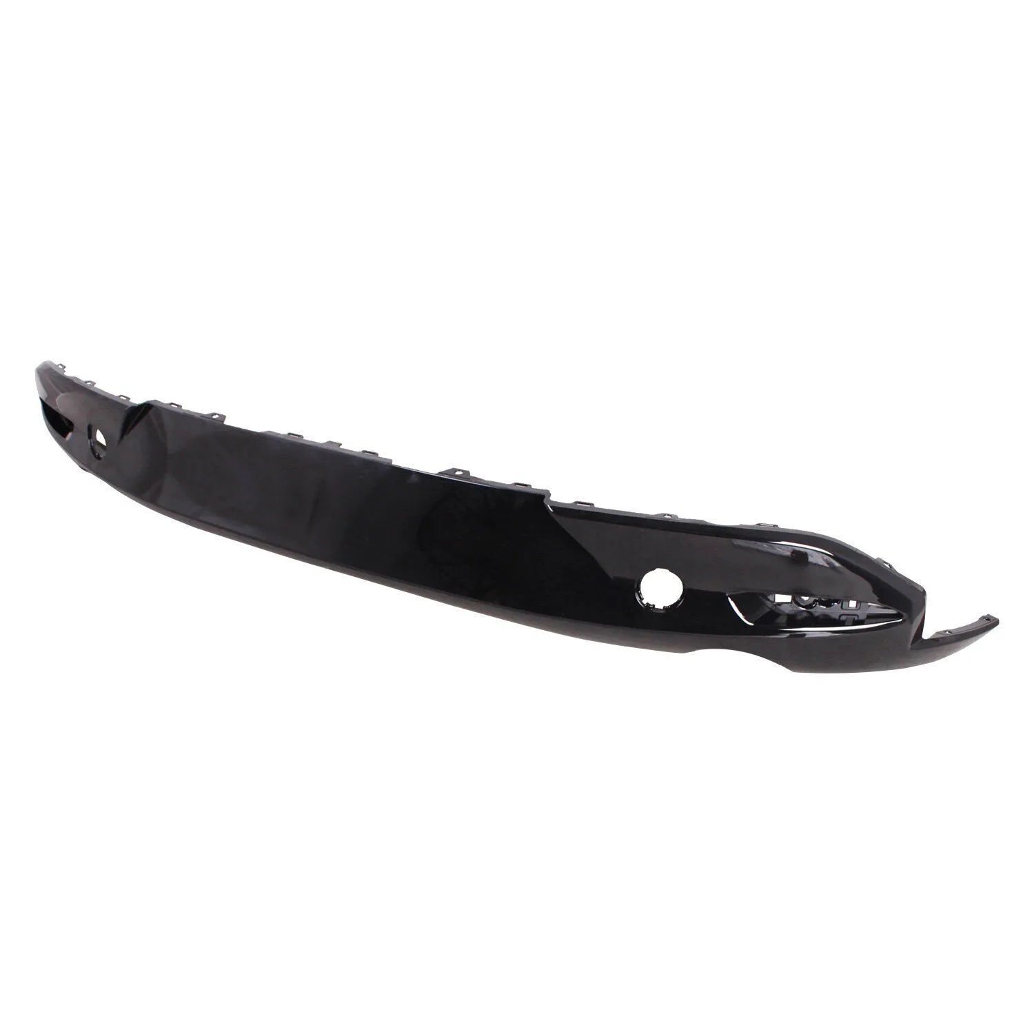 Mazda 3/3 Sport Bumper Rear Lower Gloss Black Without Sensor With 2 Tow Hook Holes Hatchback CAPA Certified 2019-2025