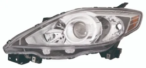 Mazda 5 Head Lamp Driver Side Halogen Black Bezel High Quality 2008-2009
