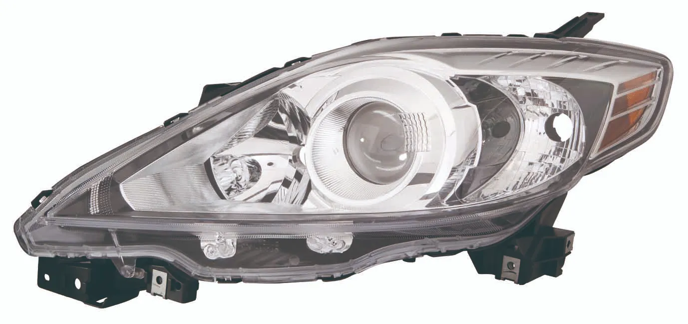 Mazda 5 Head Lamp Driver Side Halogen Black Bezel High Quality 2008-2009