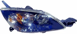 Mazda 3 Head Lamp Passenger Side Hatchback With HID High Quality 2004-2006