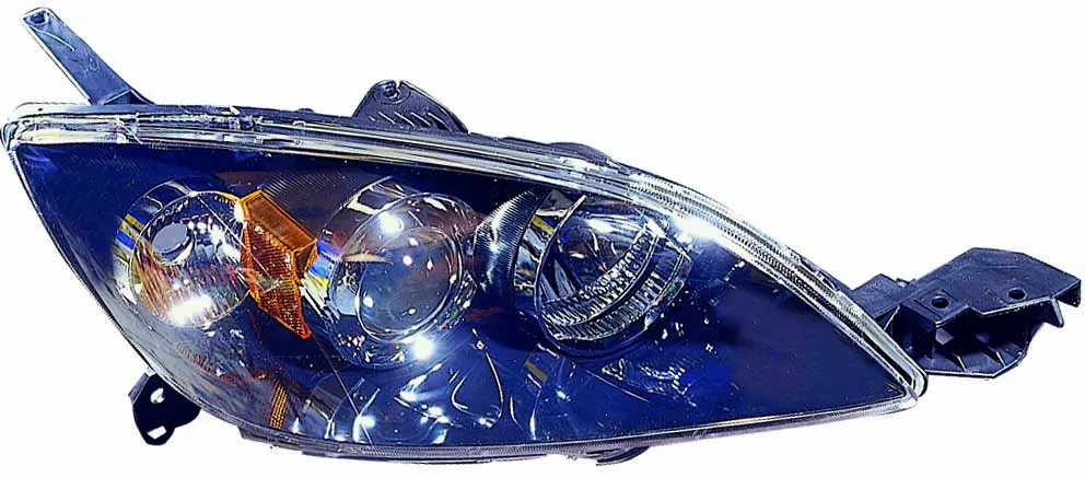 Mazda 3 Head Lamp Passenger Side Hatchback With HID High Quality 2004-2006
