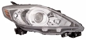 Mazda 5 Head Lamp Passenger Side Halogen Black Bezel High Quality 2008-2009