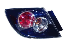Mazda 3 Tail Lamp Driver Side Hatchback Std High Quality 2007-2009