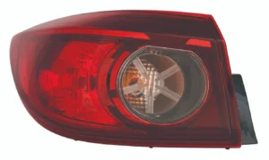 Mazda 3 Tail Lamp Driver Side Sedan Bulb TYPE Japan Built CAPA Certified 2014-2018