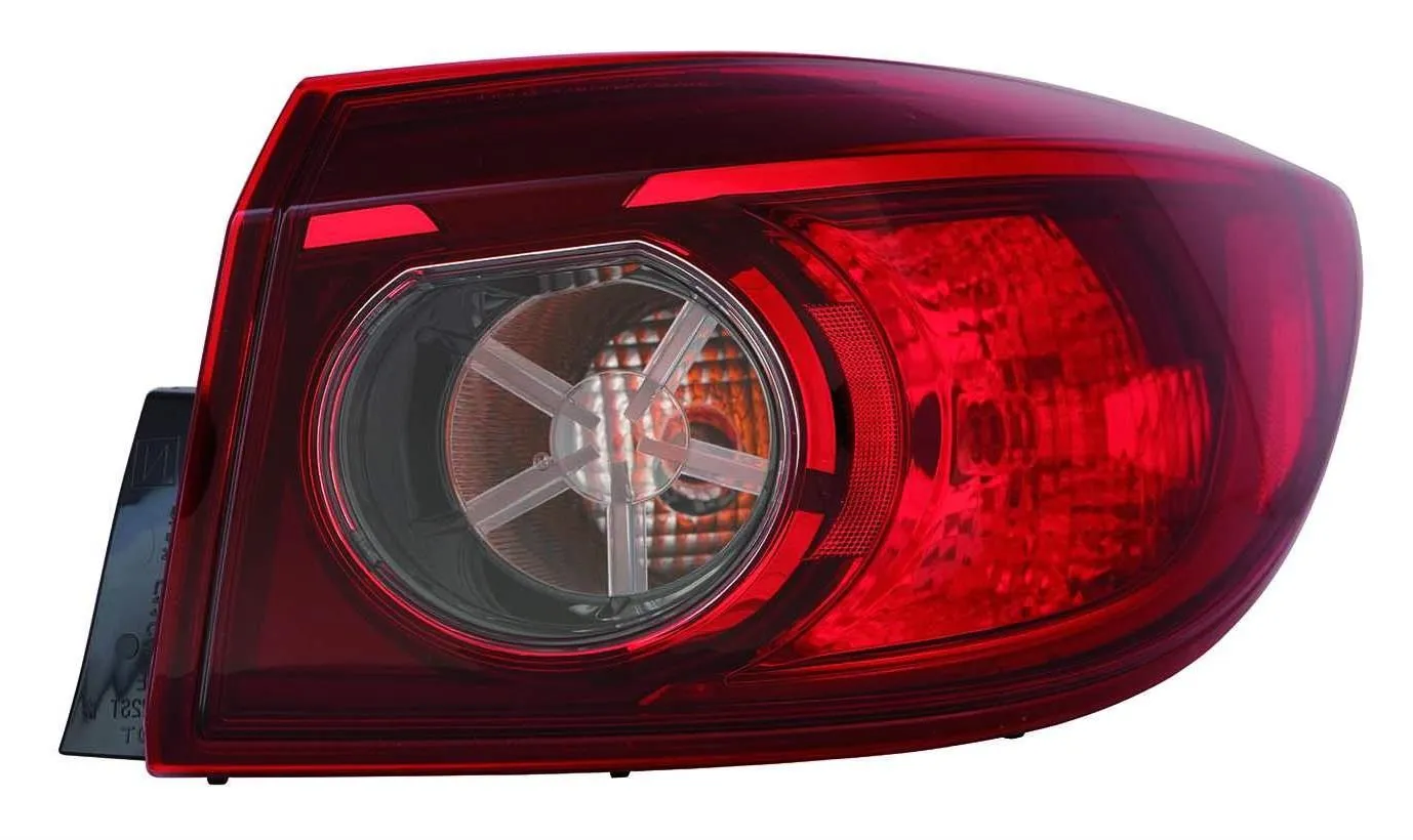 Mazda 3 Tail Lamp Passenger Side Sedan Bulb TYPE Mexico Build High Quality 2014-2018