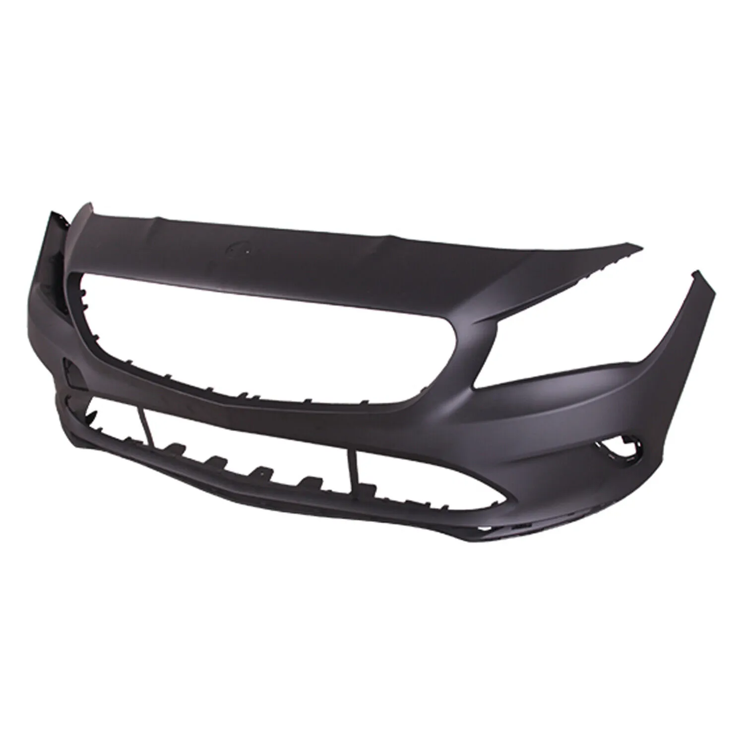 Mercedes CLA250 Bumper Front Primed Paint-to-Match Without Active Park Assist Sensor Without Amg CAPA Certified 2017-2019