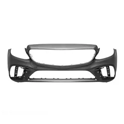 Mercedes C300 Convertible 2019-2023/C300 Coupe 2019-2023/C300 Sedan 2019-2021 Bumper Front Primed Without Sensor With camera/amg