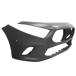 Mercedes A220/A250 Bumper Front Primed With 2 Sensor/tow Hook Hole/camera Without Amg CAPA Certified 2019-2022