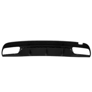 Mercedes C63 AMG Bumper Lower Rear Without Amg Carbon Fiber Texture Black 2015-2018
