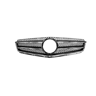 Mercedes C230 Grille Painted-silver Gray With chrome Mldg With AMG Package 2008-2009