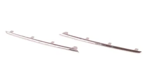 Mercedes E250 Grille Molding Upper All Chrome Driver Side 2014-2016