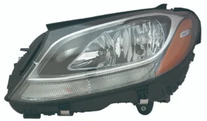 Mercedes C63 AMG S Head Lamp Driver Side Halogen Sedan CAPA Certified 2017-2021
