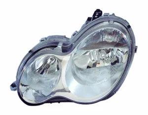Mercedes C230 Head Lamp Passenger Side Halogen High Quality 2005-2007