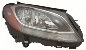 Mercedes C63 AMG S Head Lamp Passenger Side Halogen Sedan CAPA Certified 2017-2021