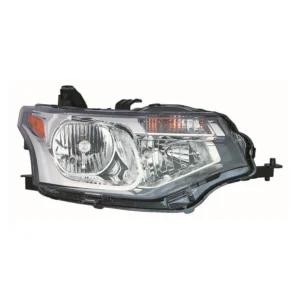 Mitsubishi Outlander Head Lamp Passenger Side Halogen Excludes Sport Models CAPA Certified 2014-2015