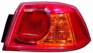 Mitsubishi Lancer 2008-2009/Lancer Evolution 2008 Tail Lamp Passenger Side Red Bezel High Quality