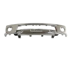 Nissan Frontier Pickup Bumper Face Bar Front Chrome With FOG Lamp Hole Steel 2005-2021