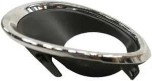Nissan Qashqai/Rogue Sport Fog Lamp Bezel Front Driver Side Textured Black With chrome Finish 2017-2019