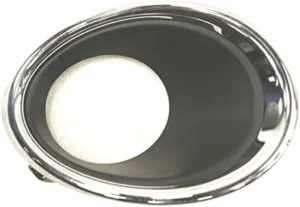 Nissan Qashqai/Rogue Sport Fog Lamp Bezel Front Passenger Side Textured Black With chrome Finish 2017-2019