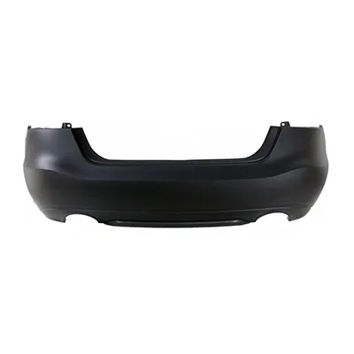 Nissan Maxima Bumper Rear Primed Without Sensor Hole With textured Lower Center Body Line Band 2016-2018