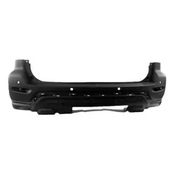 Nissan Pathfinder Bumper Rear Primed With textured Lower With sensor/trailer Hitch CAPA Certified 2017-2020