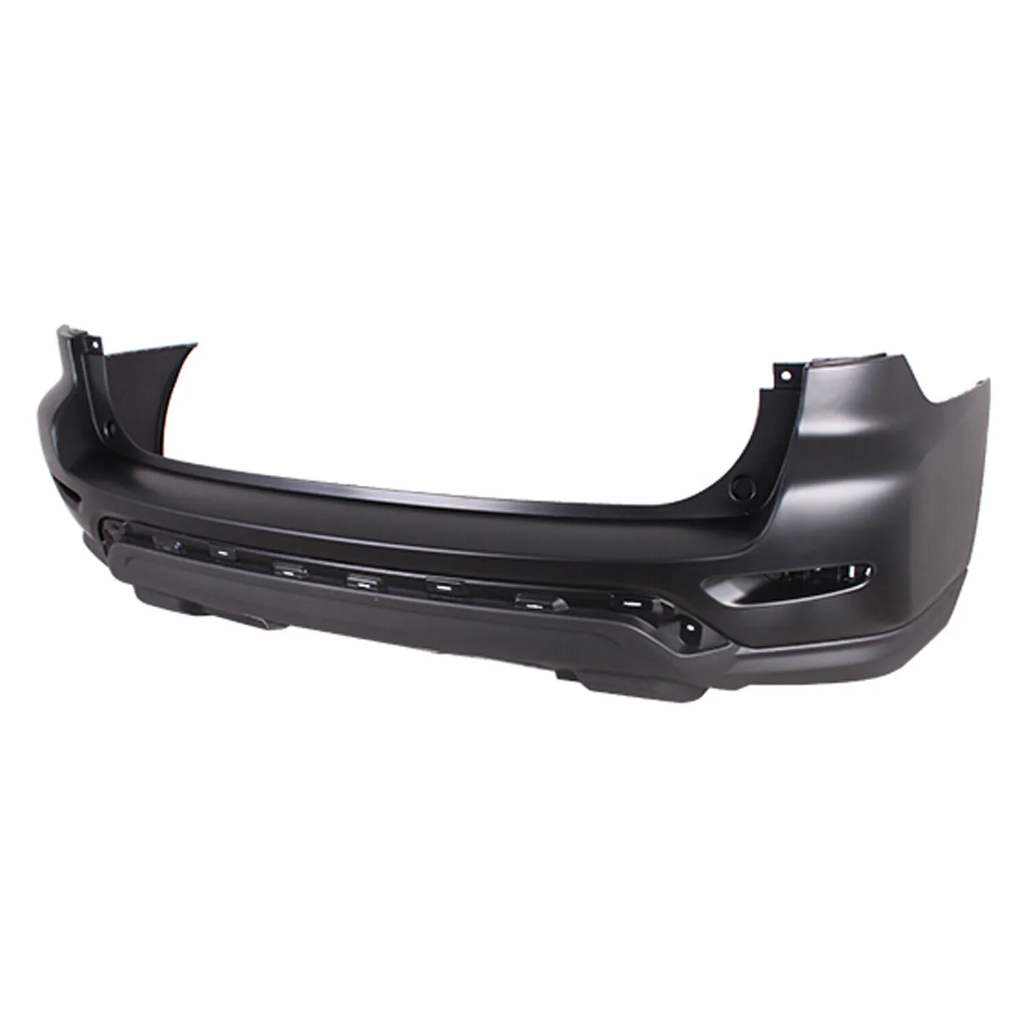 Nissan Pathfinder Bumper Rear Primed With trailer Hitch Without Sensor CAPA Certified 2017-2020