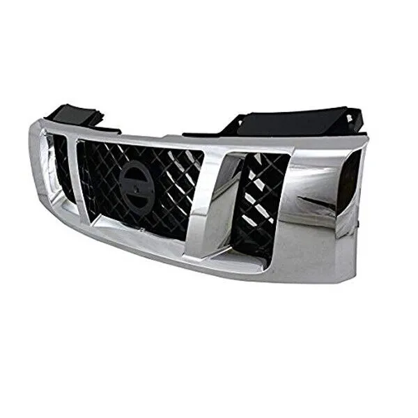 Nissan Titan Pickup Grille Matte-black With chrome Frame LE/SE 2008-2014
