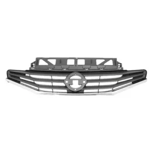 Nissan Versa Hatchback Grille Note Painted Gray With chrome Molding 2014-2016