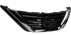 Nissan Altima Grille Upper Ptd Silver Gray With chrome Molding 2016-2018