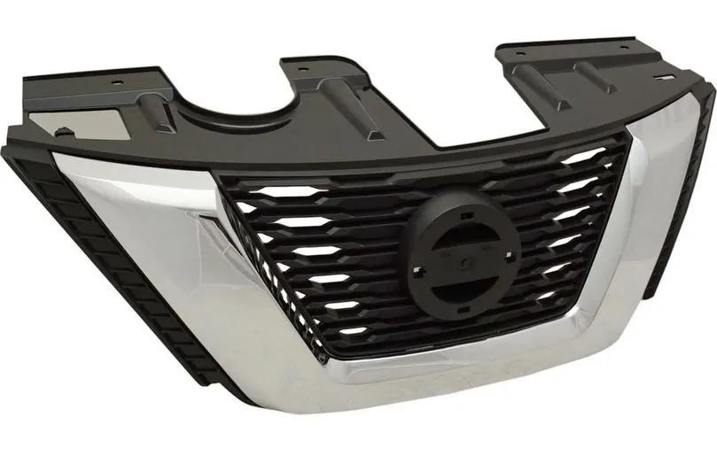Nissan Rogue 2017-2018/Rogue Hybrid 2017 Grille Matte Black Without Camera Usa/korea Built 17-18/JAPAN 2017