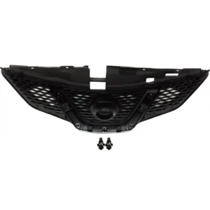 Nissan Rogue Sport Grille Ptd Black With chrome Molding Without Camera 2017-2018
