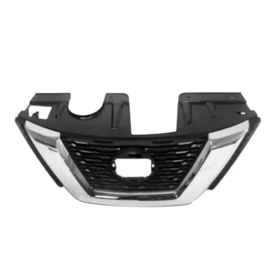Nissan Rogue 2018-2020/Rogue Hybrid 2018-2019 Grille Front Black With chrome Molding Without Camera