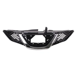 Nissan Qashqai/Rogue Sport Grille Front Ptd Black With chrome Molding Without Camera 2018-2019
