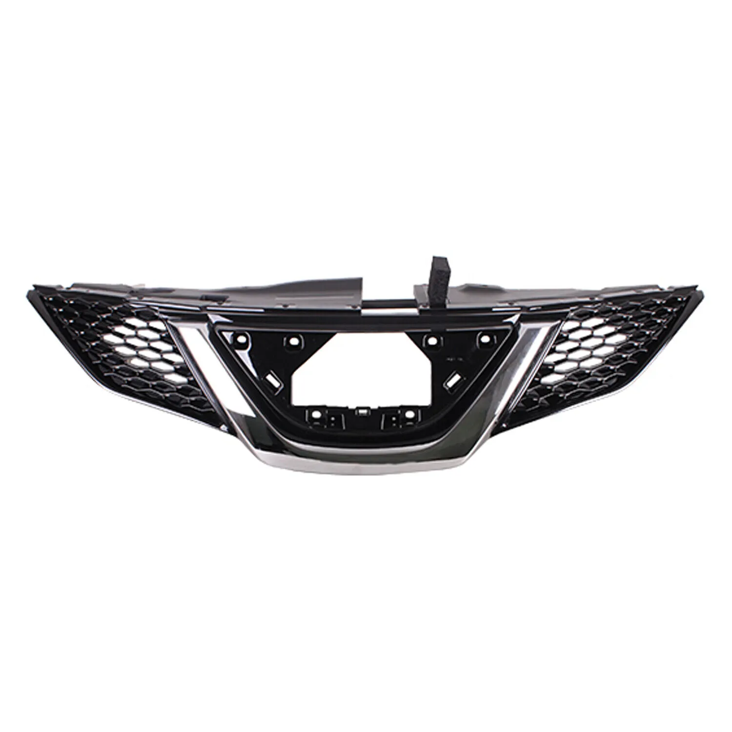 Nissan Qashqai/Rogue Sport Grille Front Ptd Black With chrome Molding Without Camera 2018-2019