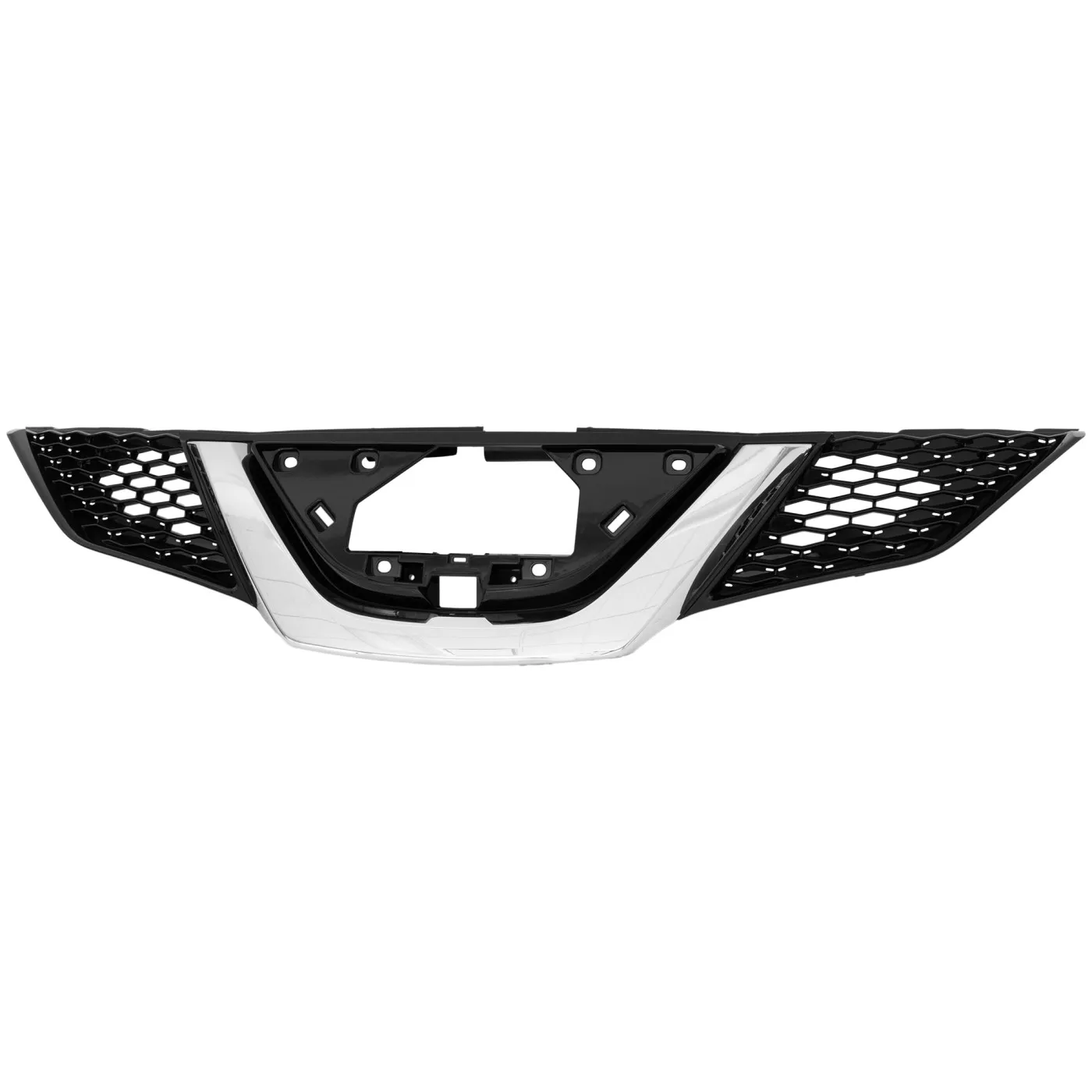 Nissan Qashqai/Rogue Sport Grille Front Ptd Black With chrome Molding/camera 2018-2019